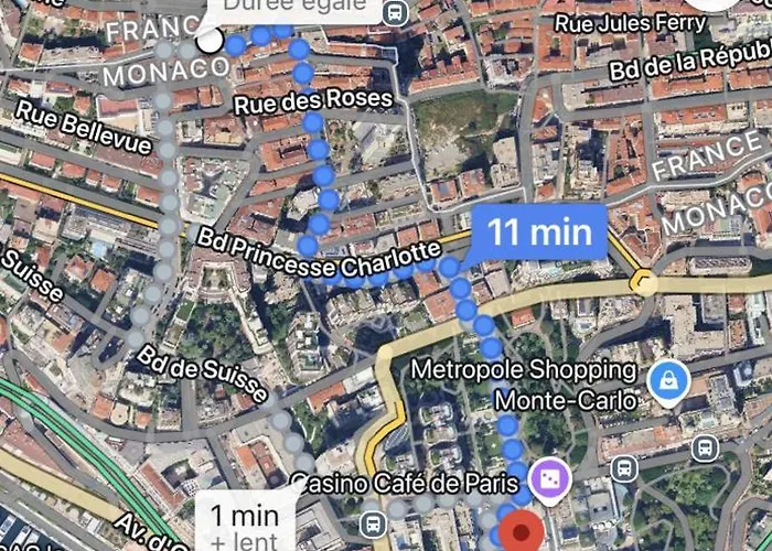 Palais Du Soleil Monaco Terrasse & Parking * 보솔레이